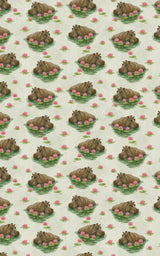 Lily Lagoon Hippos - London Penny Gift Wrap