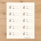 Little Bear Takes Flight Gift Tag Sticker Sheet