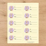 Little One’s Big Adventure Gift Tag Sticker Sheet