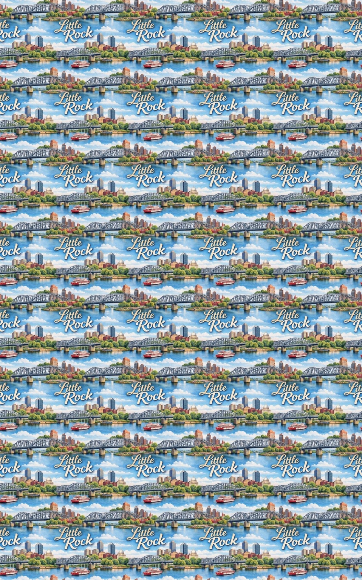Little Rock River Market - London Penny Gift Wrap