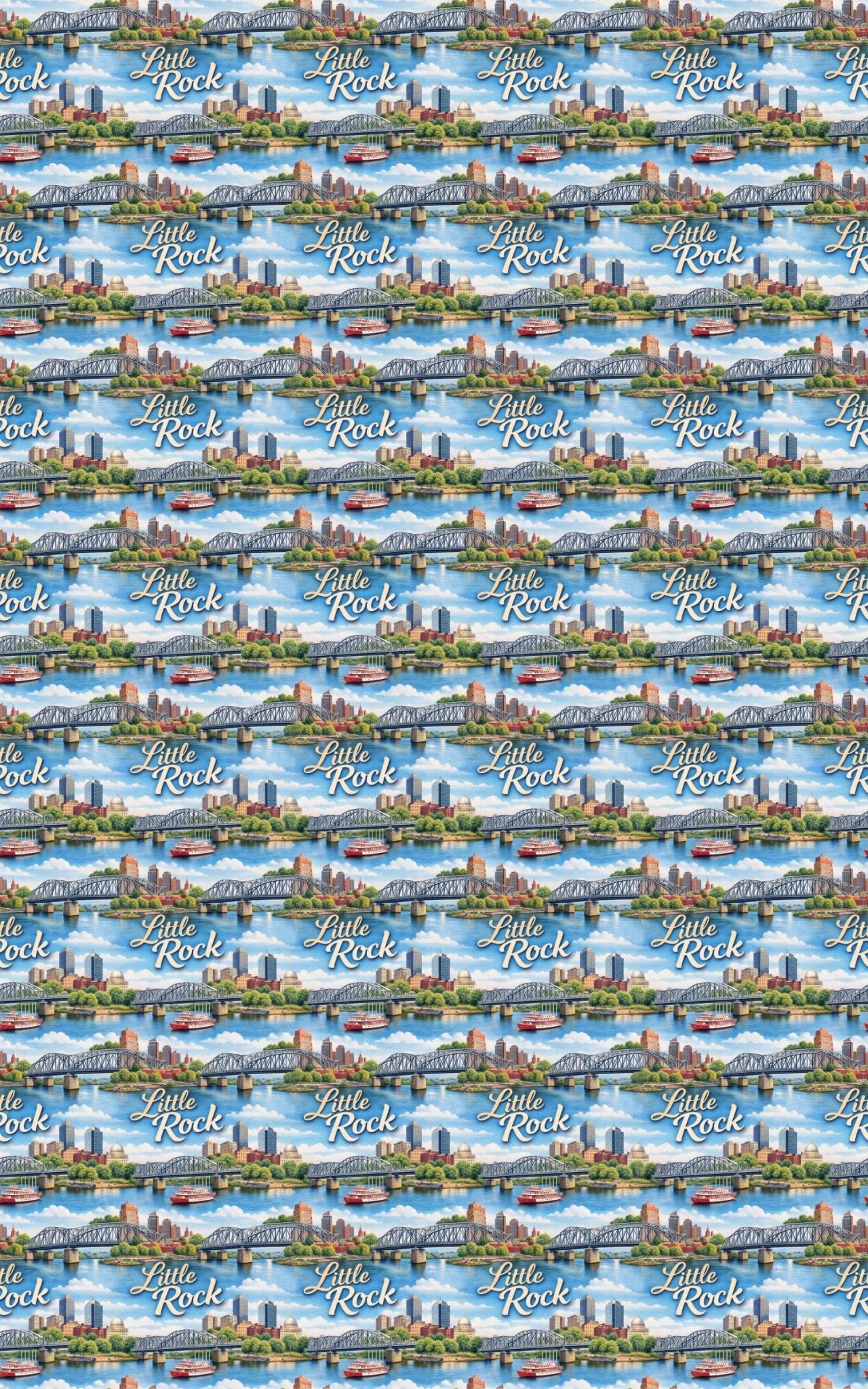 Little Rock River Market - London Penny Gift Wrap