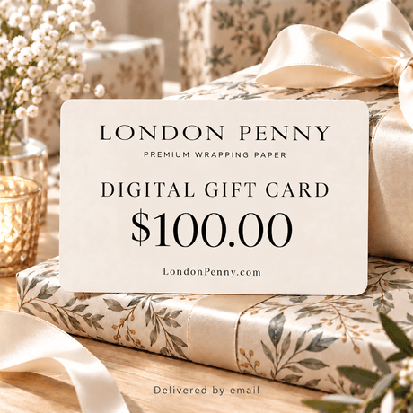 $100 London Penny Digital Gift Card - London Penny Gift Wrap