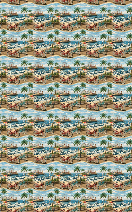 Long Beach Surf & Sea - London Penny Gift Wrap