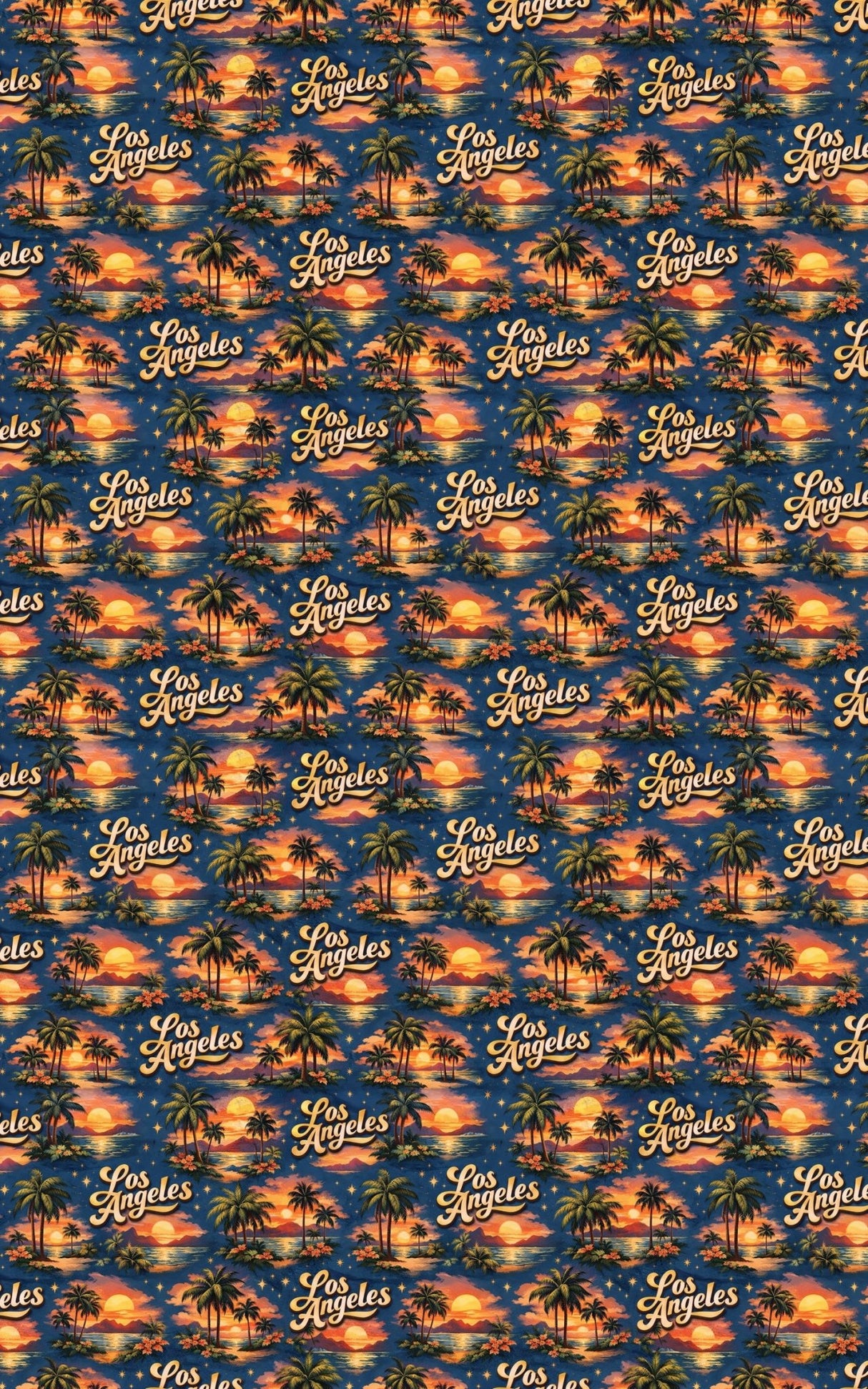 Los Angeles Sunset Blvd - London Penny Gift Wrap