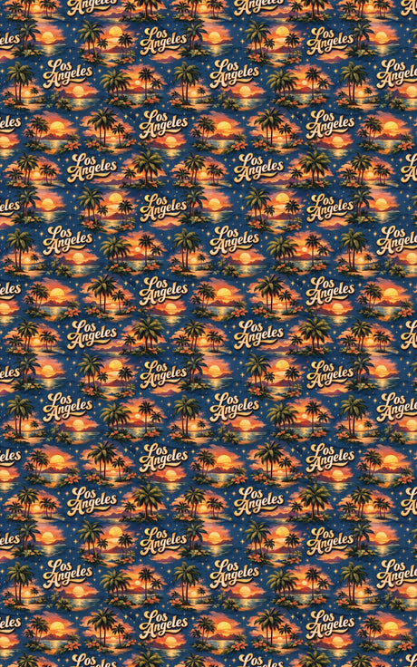 Los Angeles Sunset Blvd - London Penny Gift Wrap