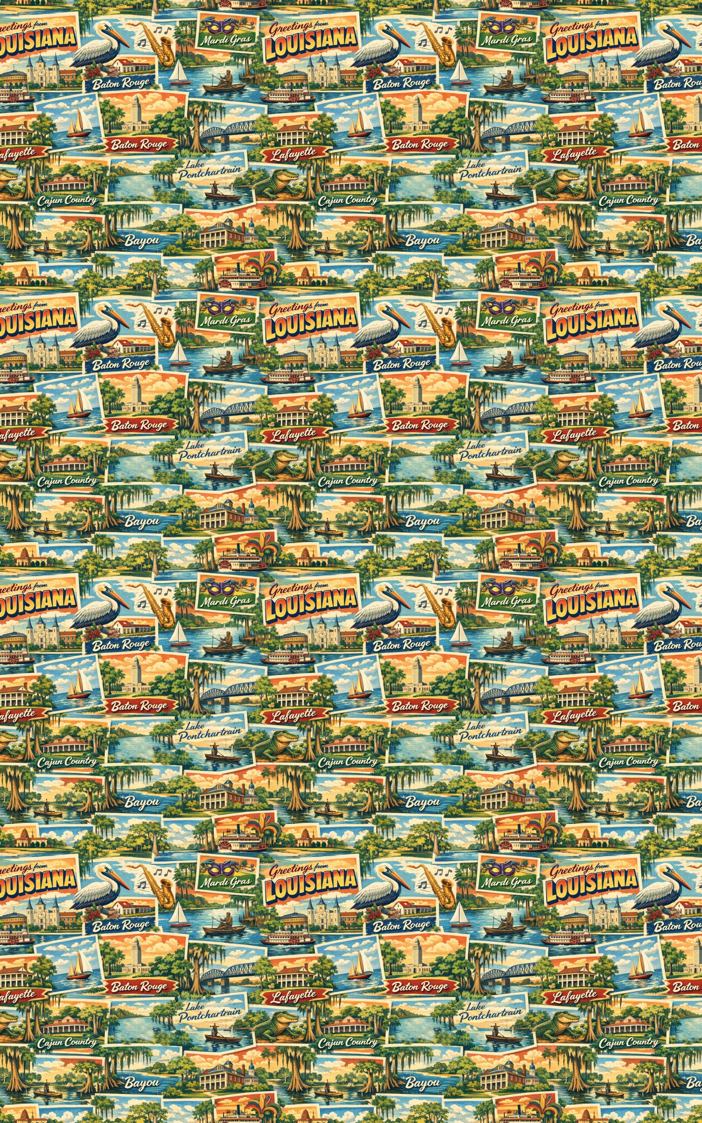 Louisiana Postcard Memories