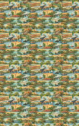 Louisiana Postcard Memories - London Penny Gift Wrap