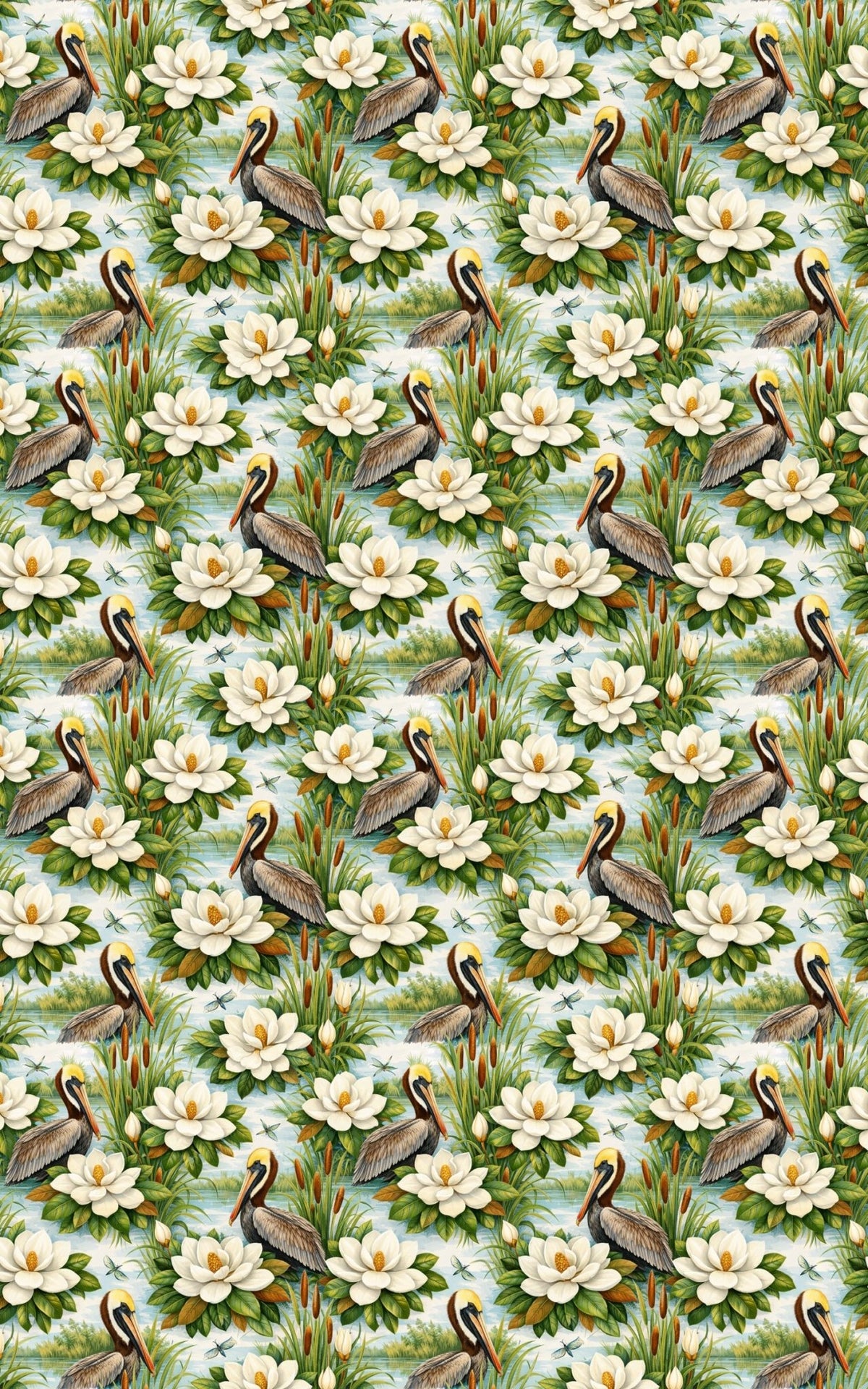 Louisiana Flora & Fauna - London Penny Gift Wrap