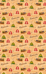 Louisville Derby Days - London Penny Gift Wrap