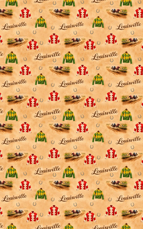 Louisville Derby Days - London Penny Gift Wrap
