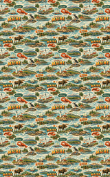 Maine Postcard Memories - London Penny Gift Wrap