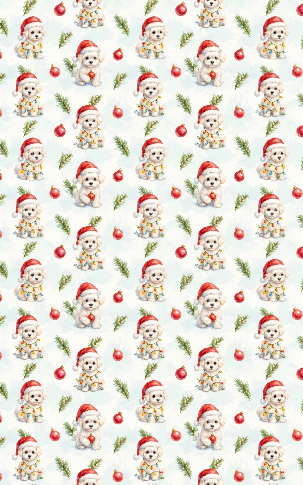 Frosty Paws & Holly Jaws - London Penny Gift Wrap