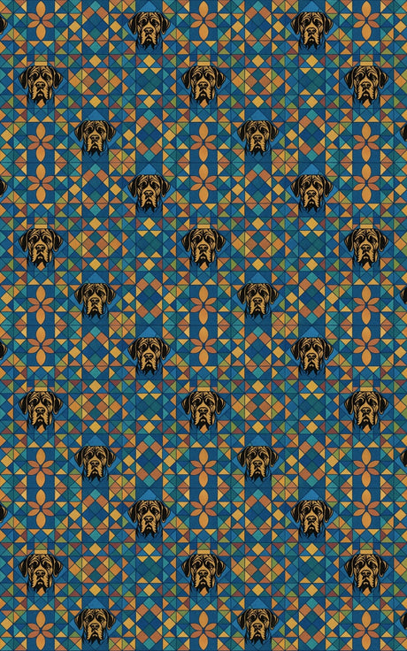Mastiff Mosaic - London Penny Gift Wrap