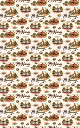 McKinney Texas Square - London Penny Gift Wrap