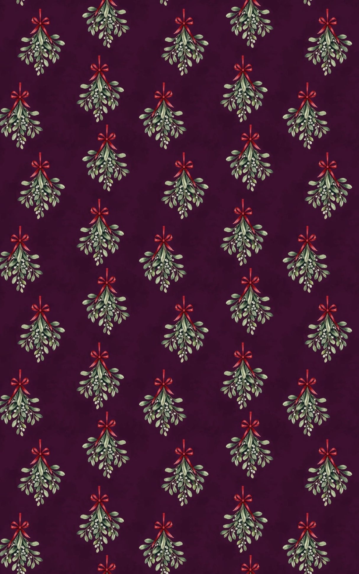 Merry Mistletoe - London Penny Gift Wrap