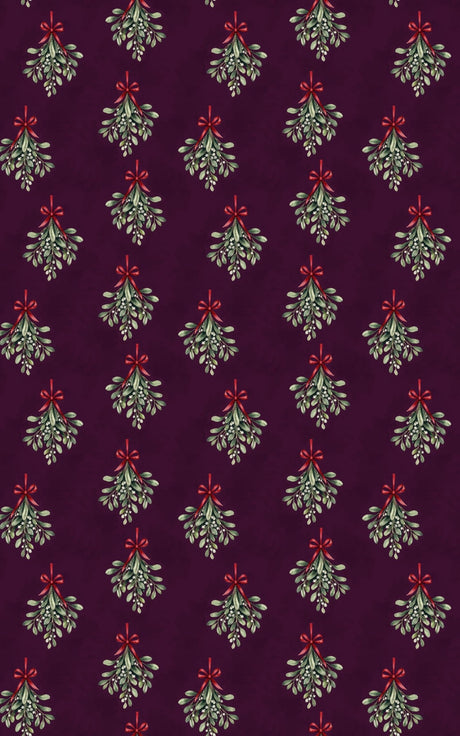 Merry Mistletoe - London Penny Gift Wrap