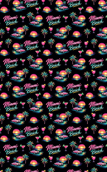 Miami Beach Retro Waves