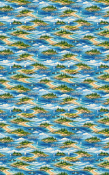 Michigan Great Lakes Calm Icons - London Penny Gift Wrap