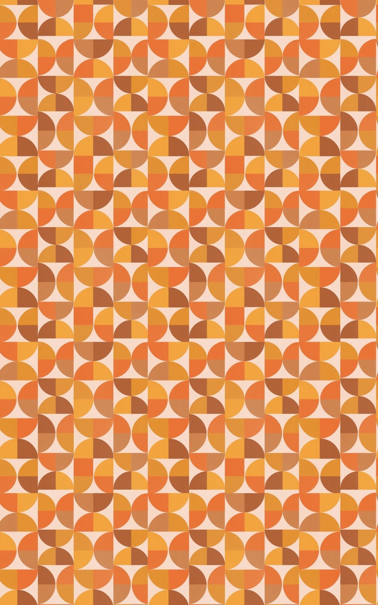 Mid Century Geo Blocks - London Penny Gift Wrap