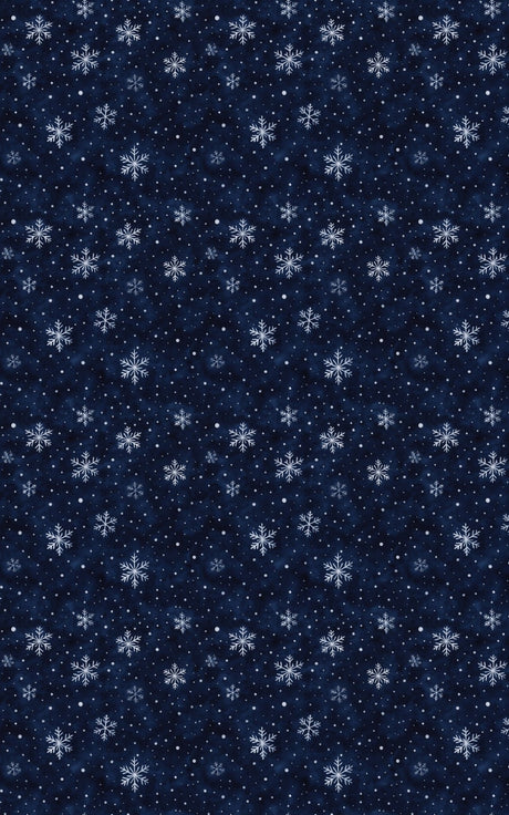 Midnight Snowfall - London Penny Gift Wrap