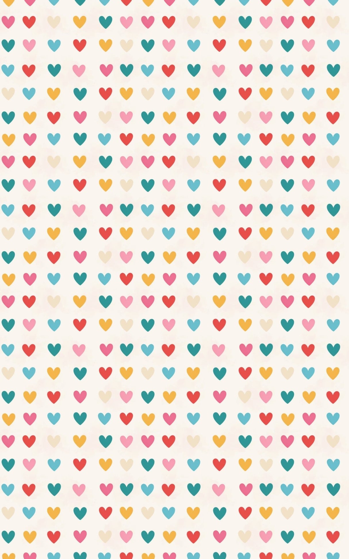 Minimal Heart Grid - London Penny Gift Wrap