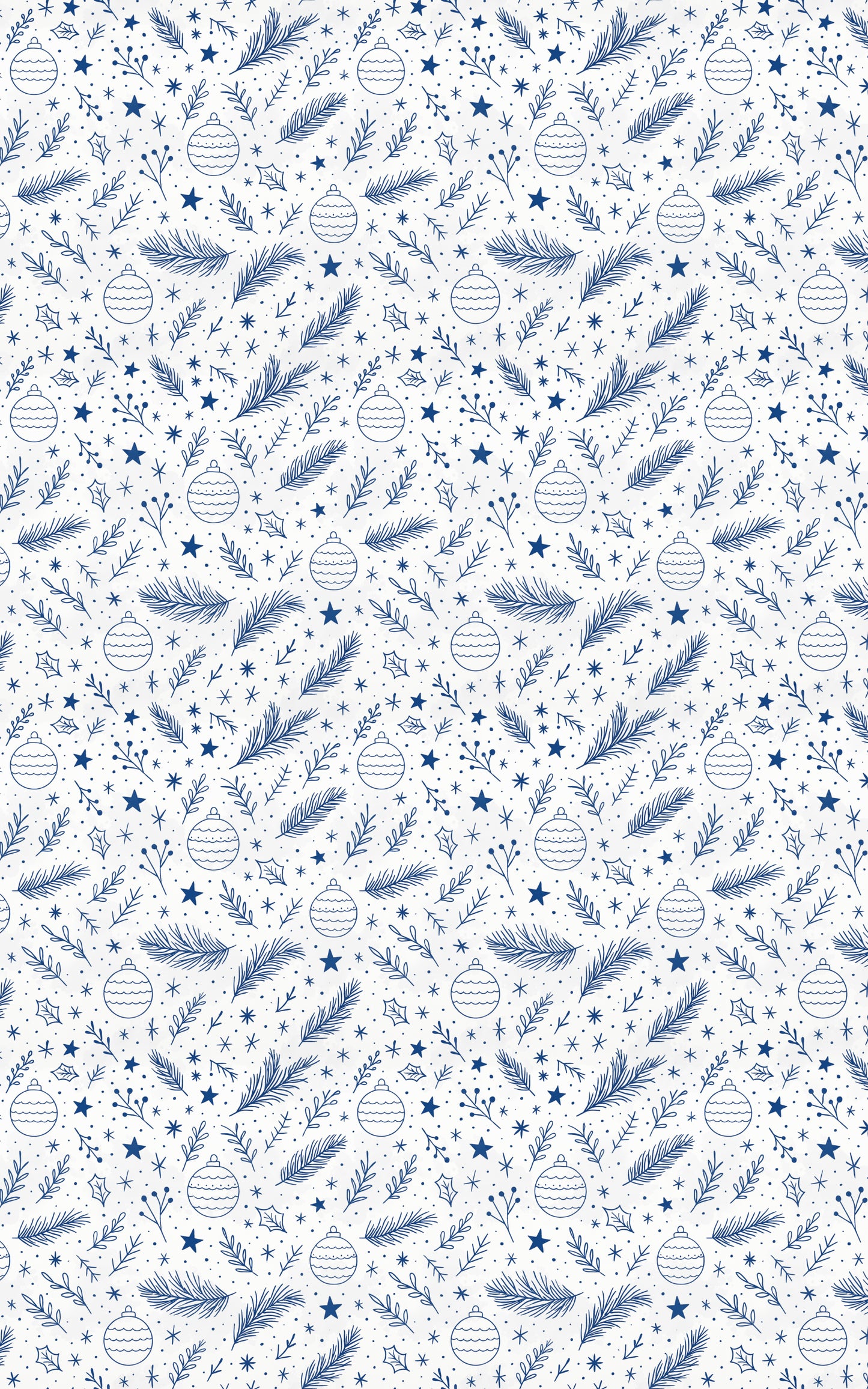 Minimal White Ornament Lines