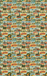Mississippi Postcard Memories - London Penny Gift Wrap