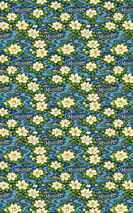 Mississippi River Magnolia - London Penny Gift Wrap