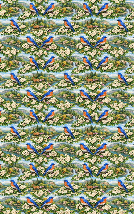 Missouri Flora & Fauna - London Penny Gift Wrap