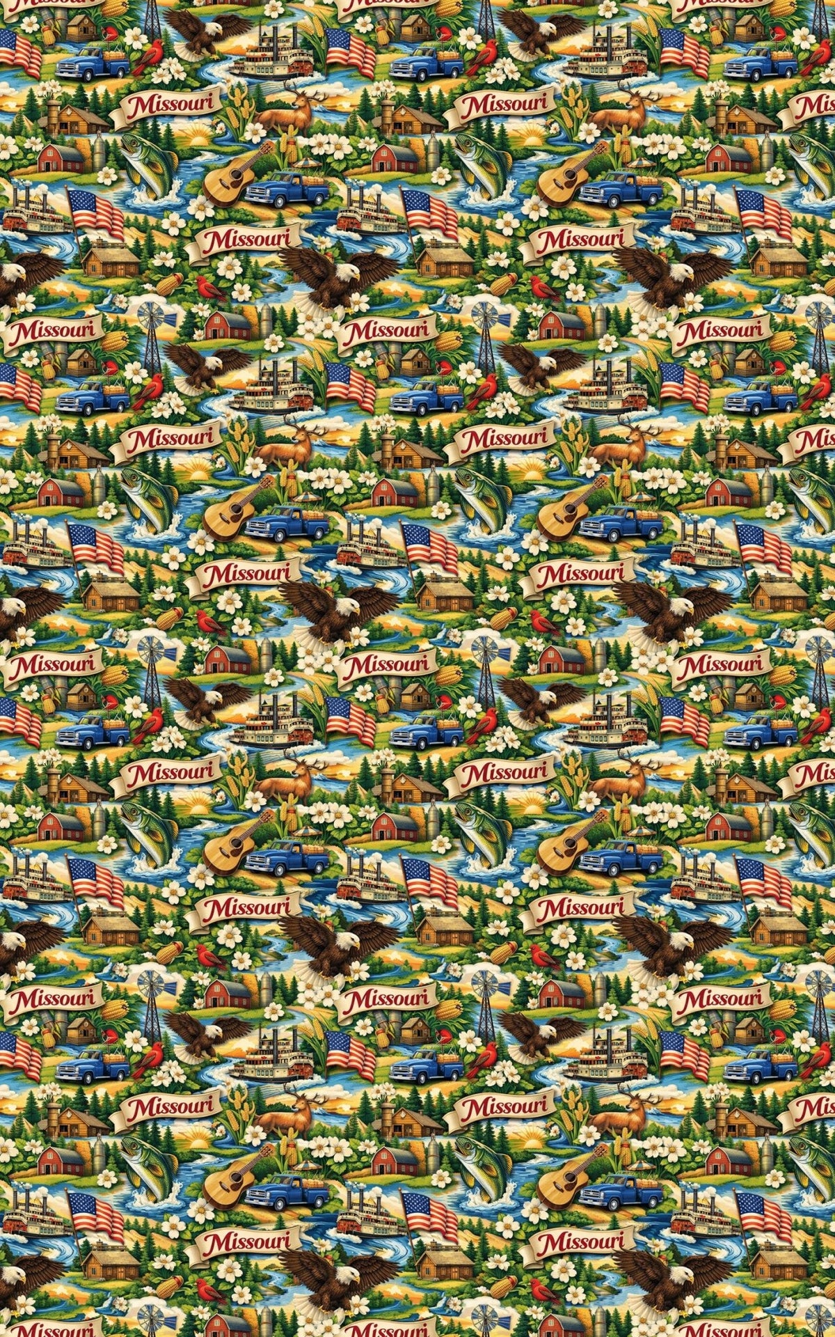 Missouri Gateway Heritage - London Penny Gift Wrap