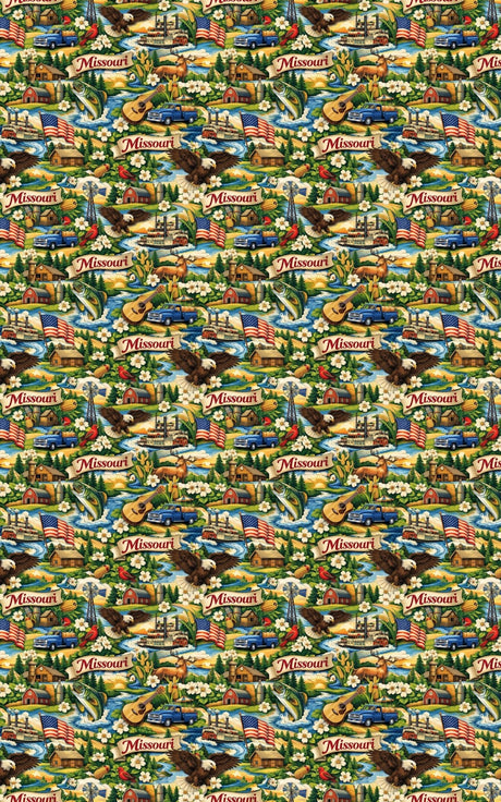 Missouri Gateway Heritage - London Penny Gift Wrap