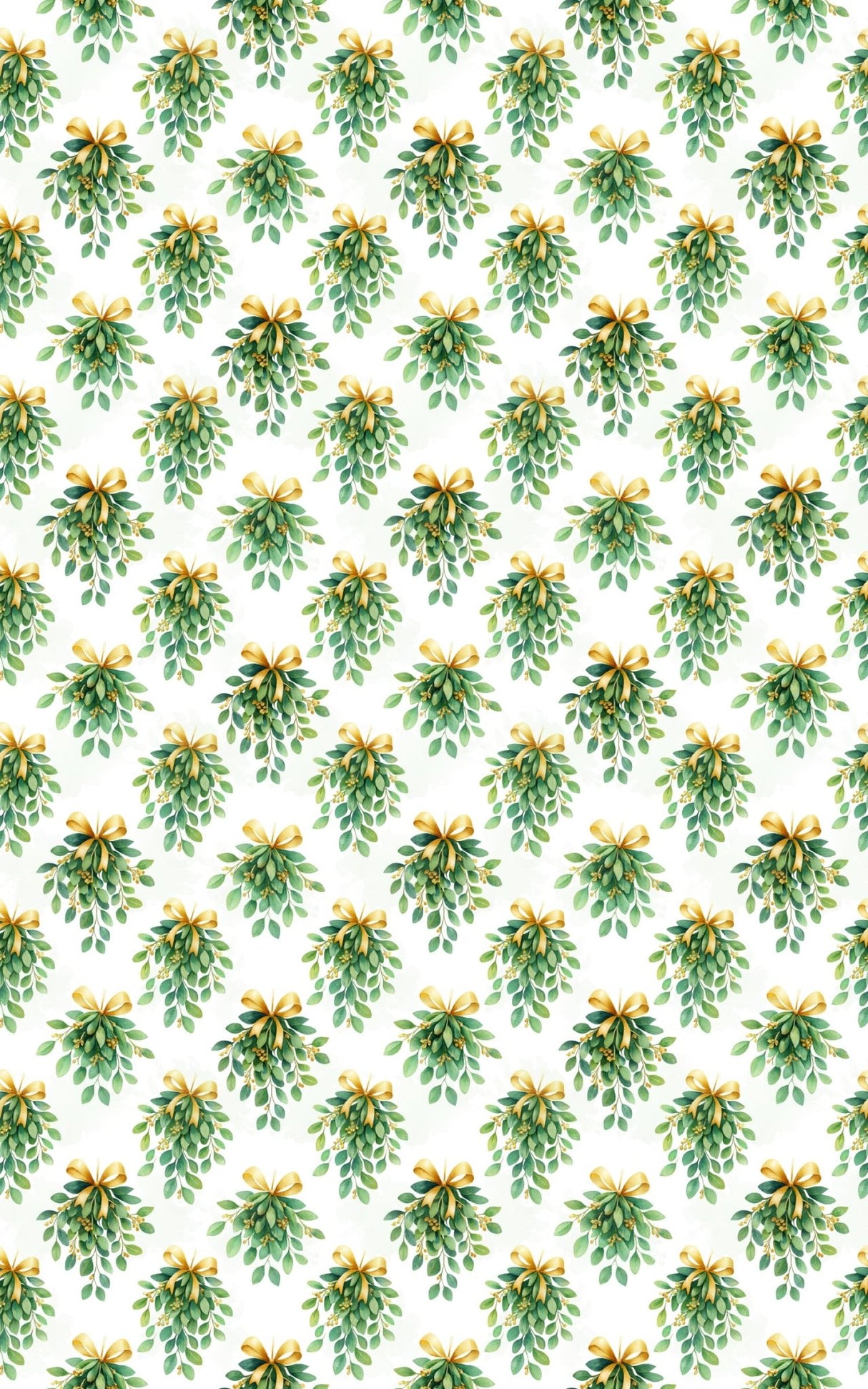 Mistletoe & Gold - London Penny Gift Wrap