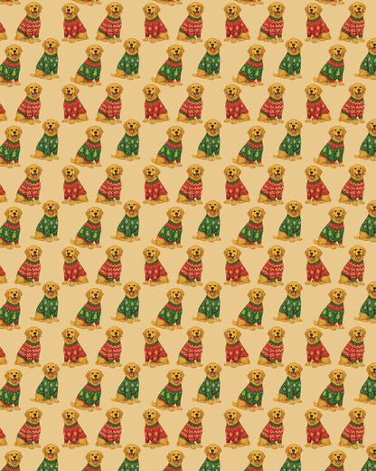 Golden Sweater Party Sherpa Blanket