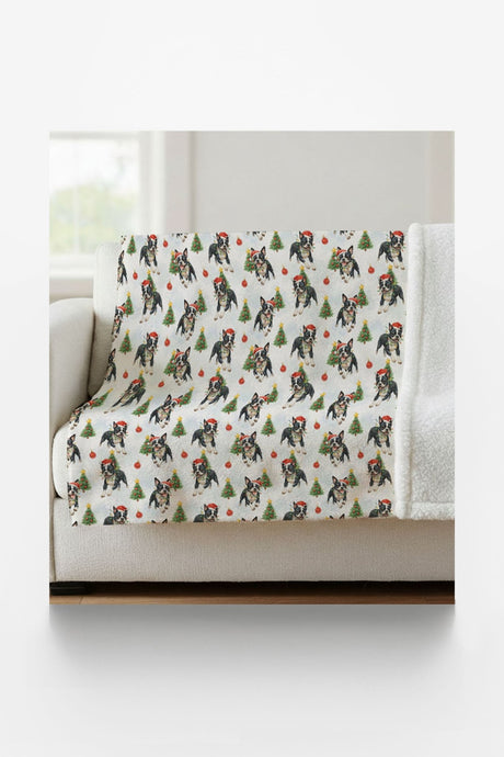 Twinkle Toes Terrier Sherpa Blanket - London Penny Gift Wrap