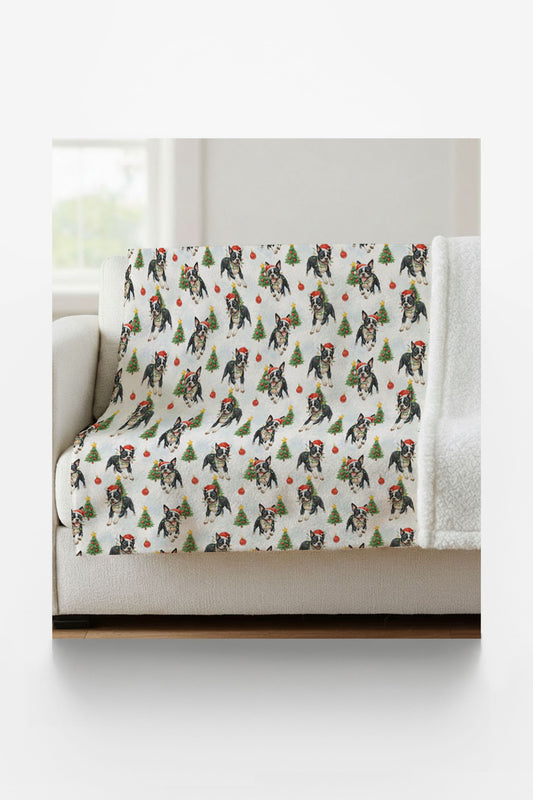 Twinkle Toes Terrier Sherpa Blanket