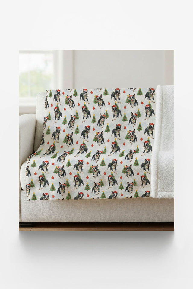 Twinkle Toes Terrier Sherpa Blanket - London Penny Gift Wrap