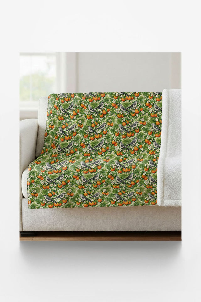 Florida Flora & Fauna Sherpa Blanket - London Penny Gift Wrap