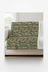 Ohio Postcard Memories Sherpa Blanket - London Penny Gift Wrap