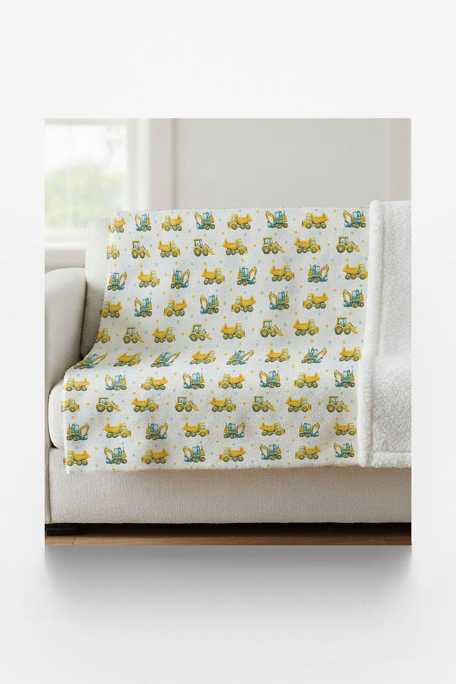 Under Construction Sherpa Blanket - London Penny Gift Wrap