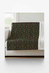 Louisiana French Quarter Flourish Sherpa Blanket - London Penny Gift Wrap