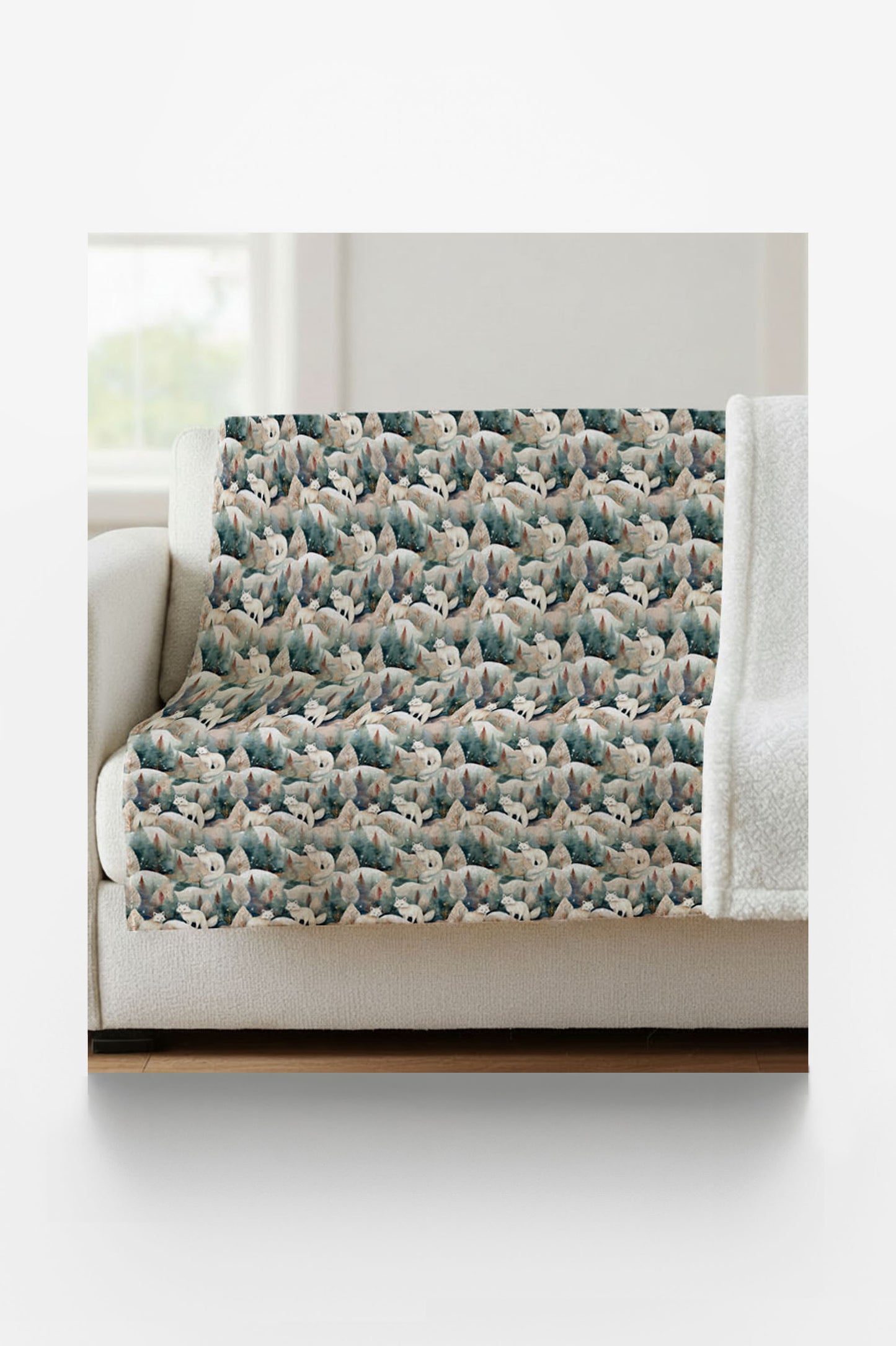 Northlight Fox Sherpa Blanket