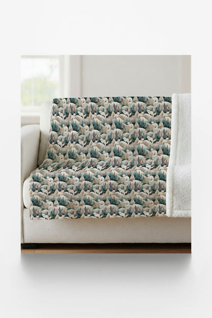 Northlight Fox Sherpa Blanket