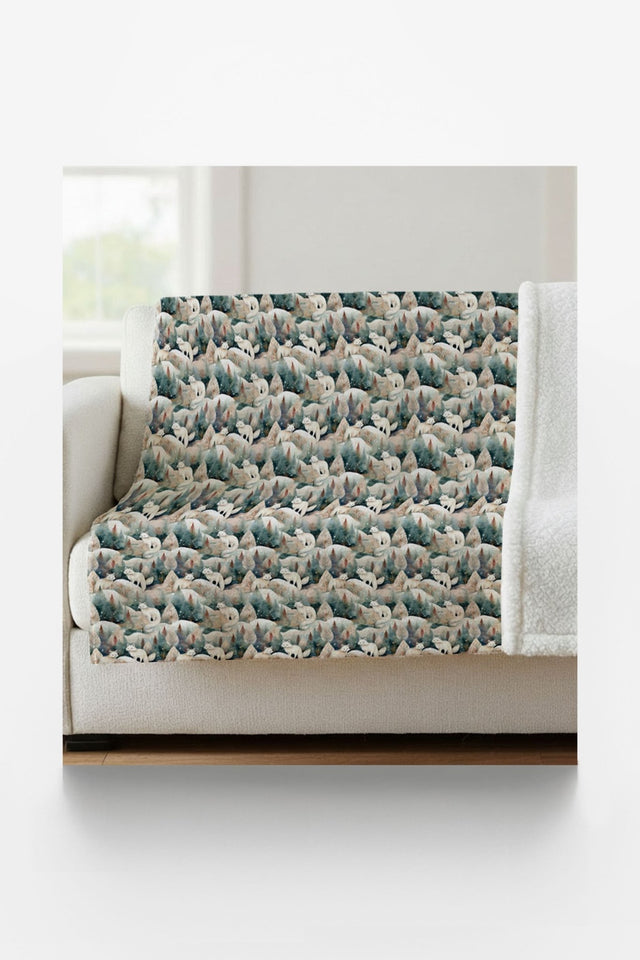 Northlight Fox Sherpa Blanket - London Penny Gift Wrap