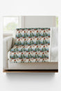 Evergreen Equestrian Sherpa Blanket - London Penny Gift Wrap