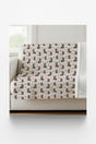 Dachshund Noel Sparkle Sherpa Blanket - London Penny Gift Wrap