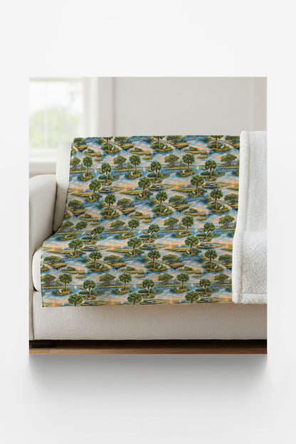 South Carolina Lowcountry Grace Sherpa Blanket