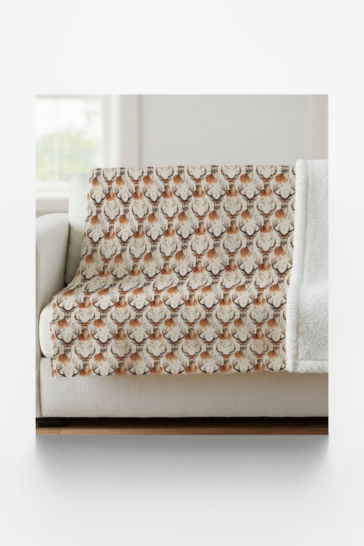 Woodland Grace Sherpa Blanket - London Penny Gift Wrap