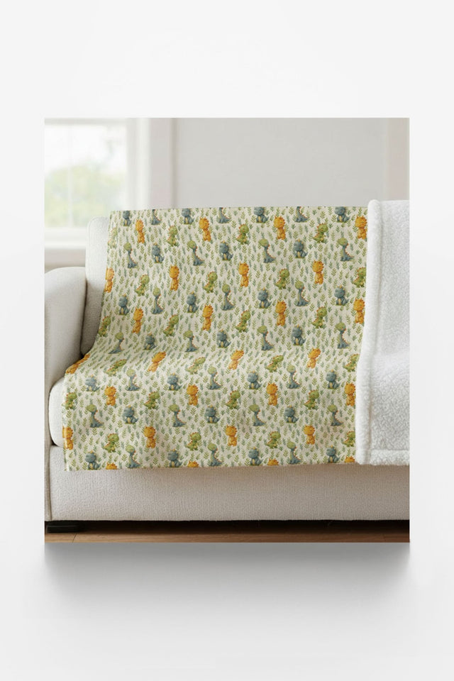Jurassic Joy Sherpa Blanket - London Penny Gift Wrap