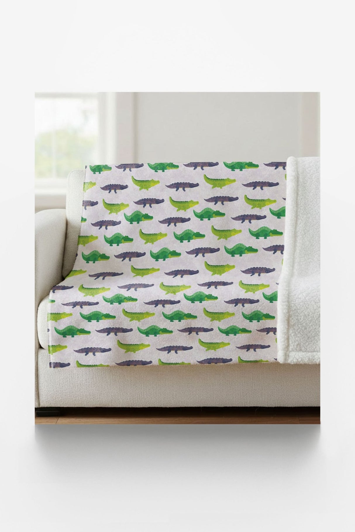 Swampy Smiles Sherpa Blanket - London Penny Gift Wrap