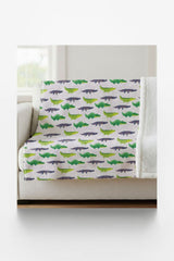 Swampy Smiles Sherpa Blanket - London Penny Gift Wrap